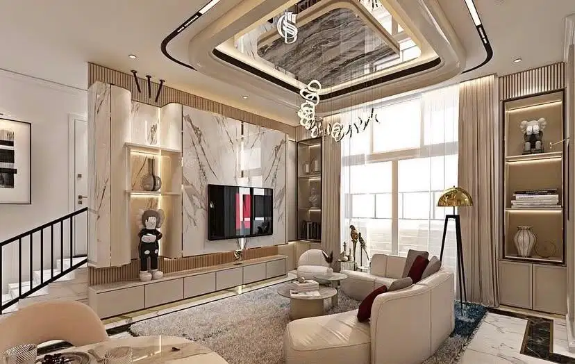 interior desain kitchen set kamar set wardrobe lemari backdrop tv