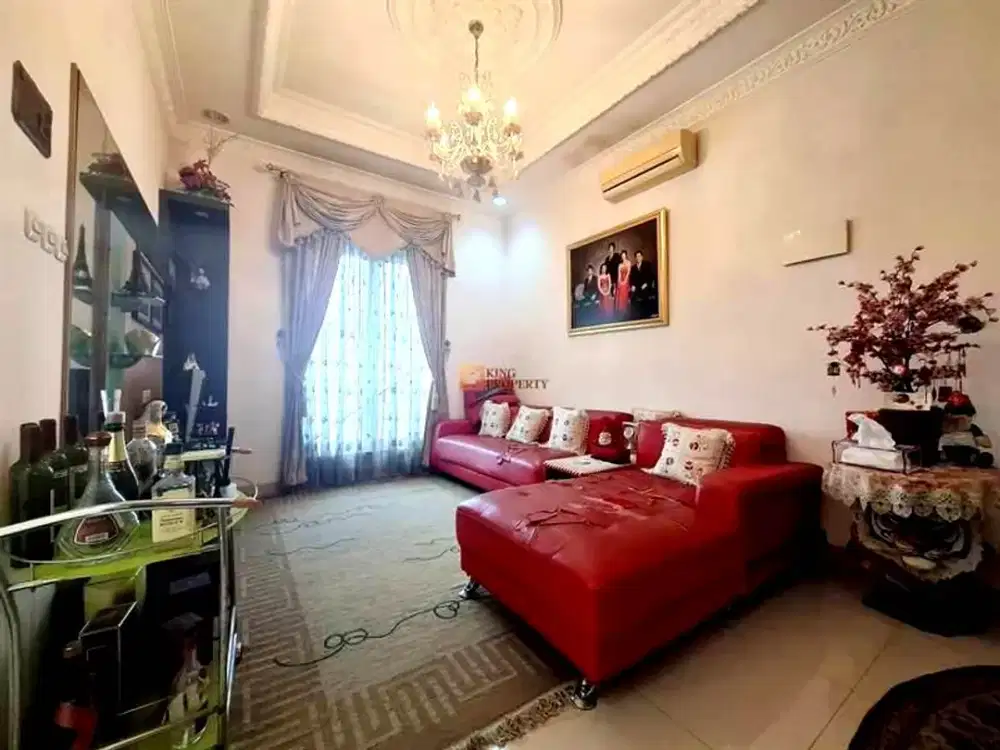 Dekat Tol Meruya & Kampus Mercu Buana, Dijual Rumah 3 Lantai Taman Meruya Ilir 285m² SHM Design Classic Jakarta Barat