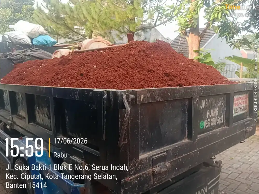 Jasa buang puing dan tanah