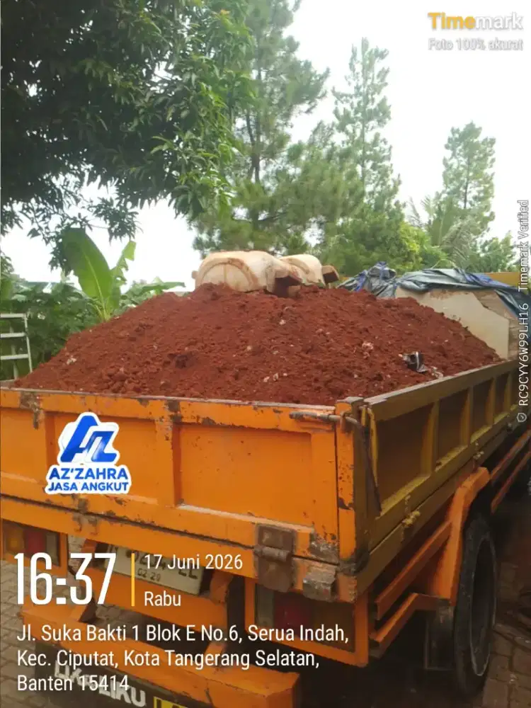 Jasa buang puing dan pengurugan tanah puing