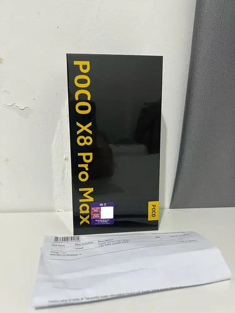 Poco X8 Pro Max 12/255Gb Black New BNIB Segel