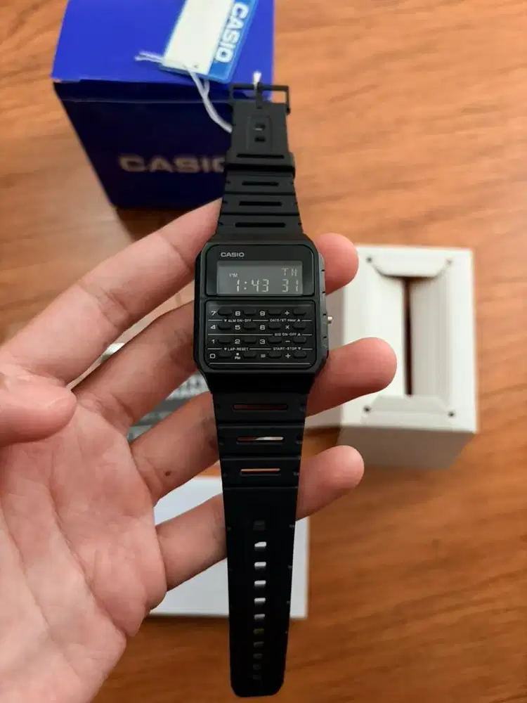 Jam Tangan Casio CA-53WF-1B Original