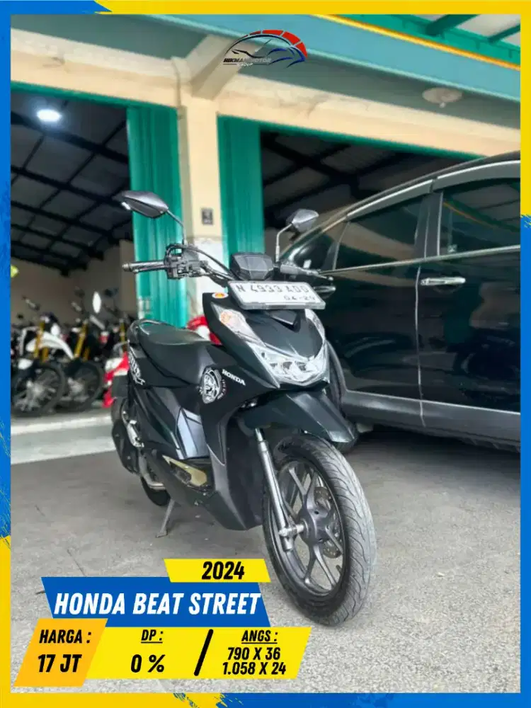 HONDA BEAT STREET 2024 BARANG ISTIMEWA HIKMAH MOTOR KEPUH MALANG