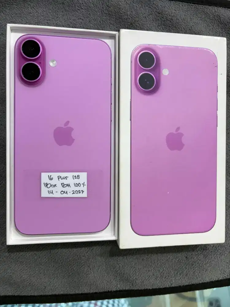 SECOND IPHONE 16 PLUS 128GB PINK IBOX