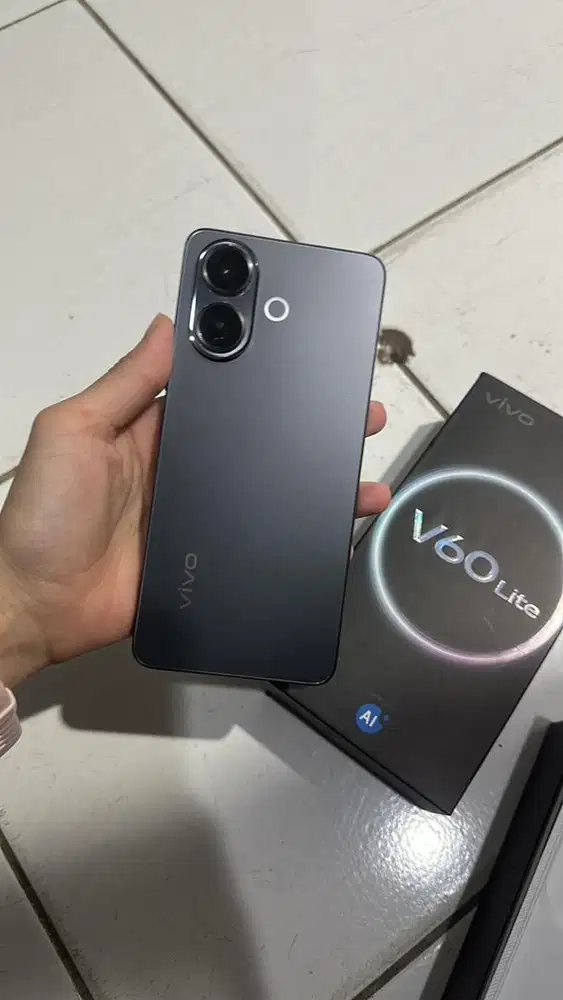 mulus no minus pemakaian 1hari, vivo v60lite garansi resmi lengkap