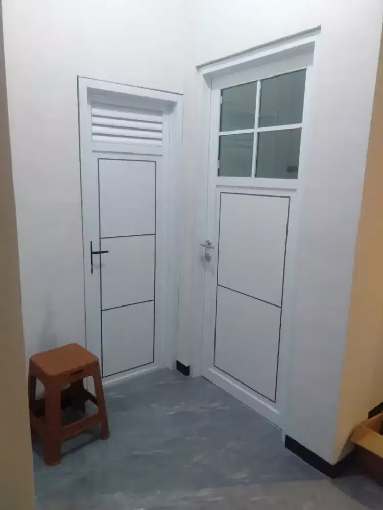 pintu kamar mandi allumunium