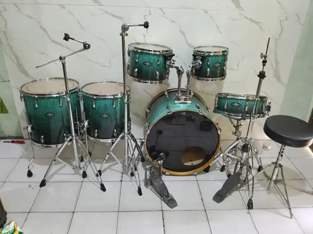 Drum pearl vision birth 6pcs