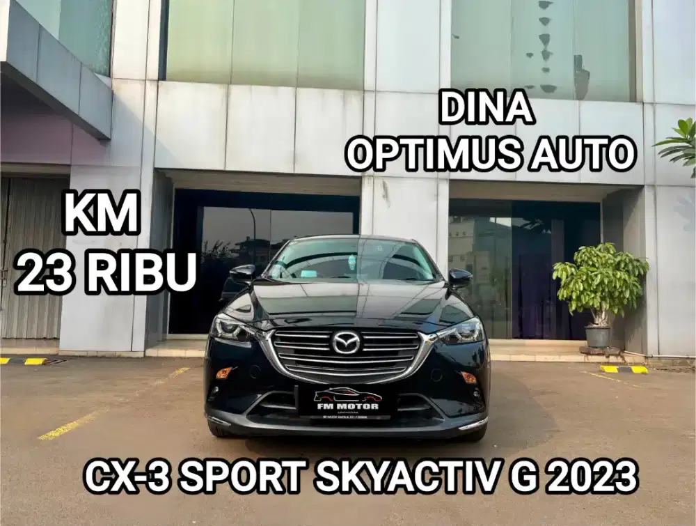 Mazda CX-3 Sport Skyactiv G 2023 AT 1.5, KM 23 Ribu, Pajak Panjang