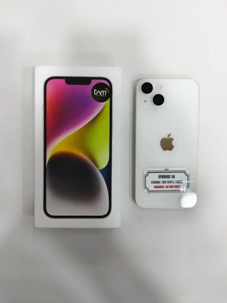 ( Second ) IPhone 14 256GB Starlight | IBOX | Fullset Like New