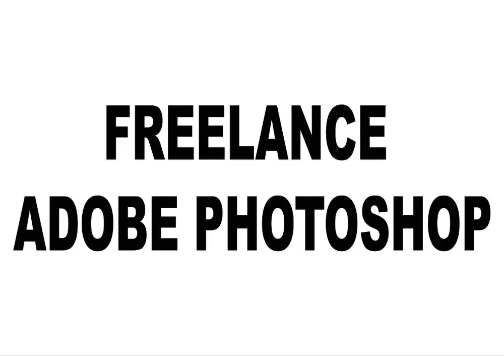LOWONGAN KERJA  Freelance Design Graphic
