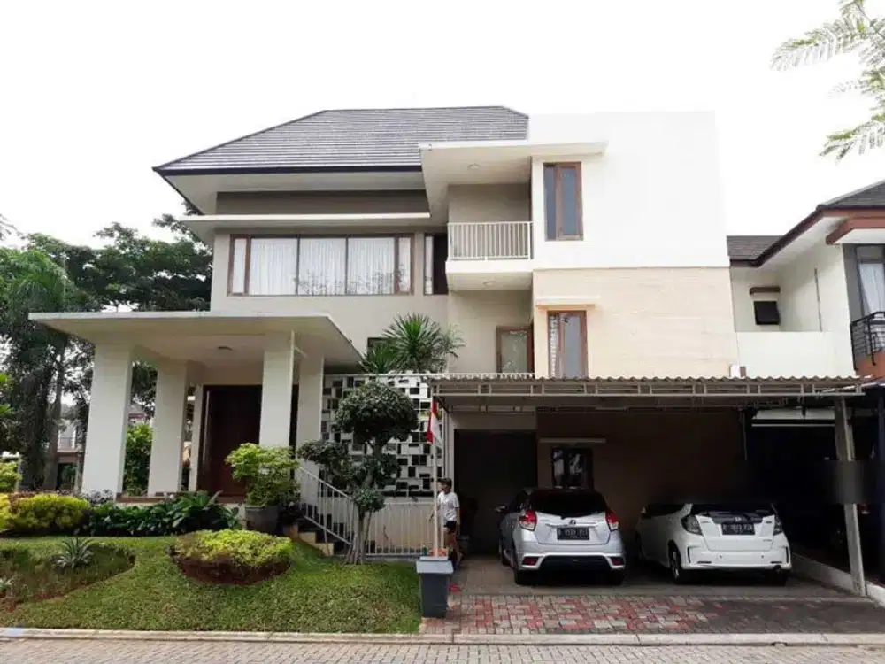 Jual Rumah Cantik Hoek Dekat Aeon Mall Cluster Green Cove Bsd City