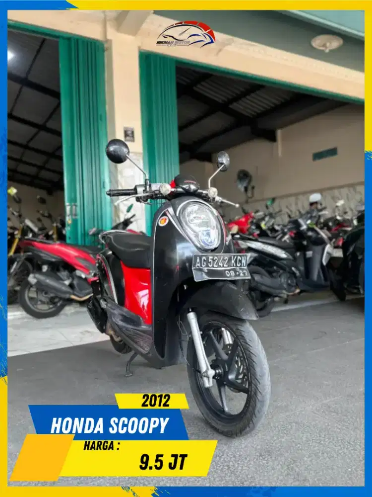 HONDA SCOOPY 2012 PLAT AG MURMER POLL BOSSKU HIKMAH MOTOR KEPUH MALANG