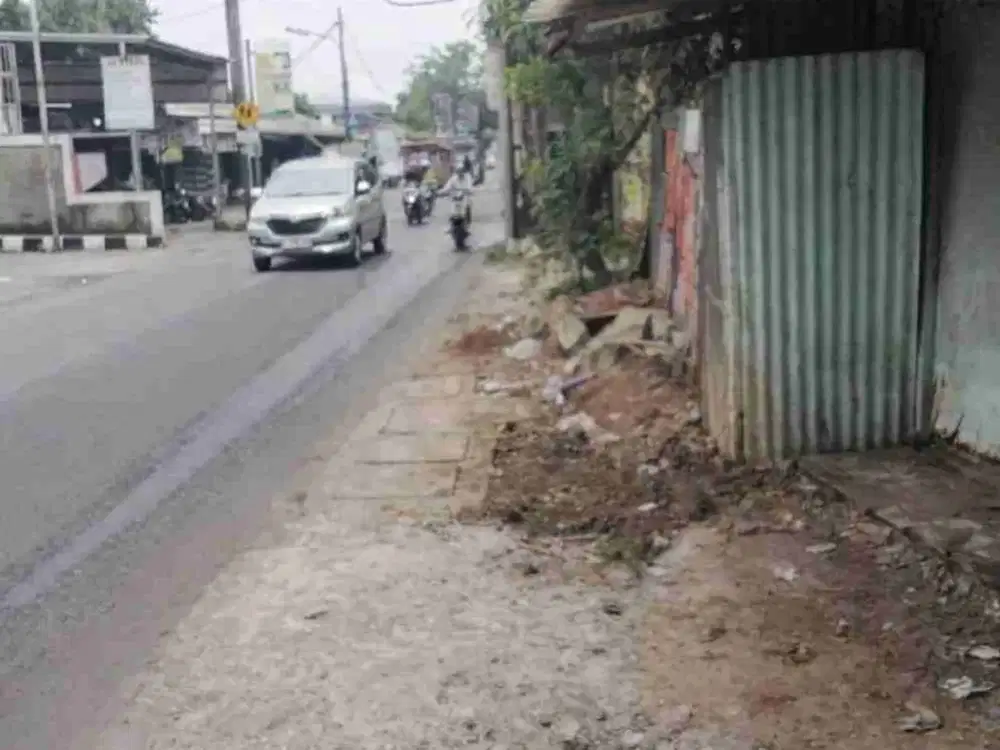 Dijual Tanah lokasi strategis dipinggir jalan raya Jati Makmur Pondok Gede Bekasi