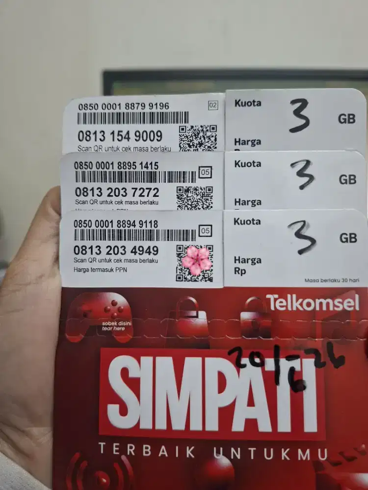 No Cantik Telkomsel