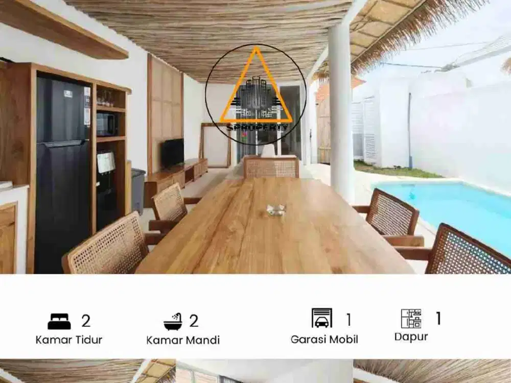 Disewakan Villa Pribadi 2 Kamar Tidur di Uluwatu