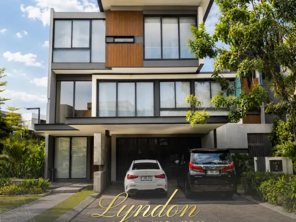 TURUN HARGA Dijual Rumah Mewah Cluster Lyndon Navapark, Premium Living di BSD City