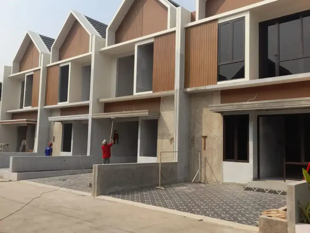Rumah cakep ini siap huni harga cuma 800juta an lokasi bebas banjir di jatiasih akses 2mobil