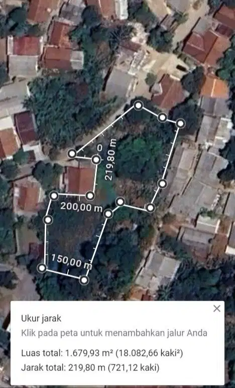 DIJUAL TANAH PINGGIR JALAN STRATEGIS