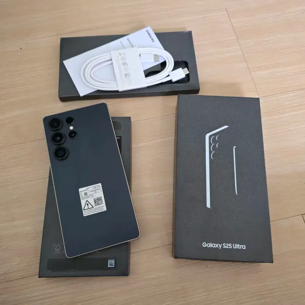 Samsung S25 Ultra Black Resmi Sein 12/512 Gb Mulus Full Original