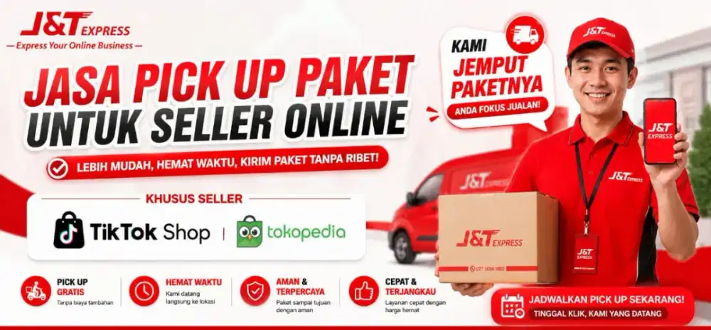 Jasa pickup jnt epress paket seller