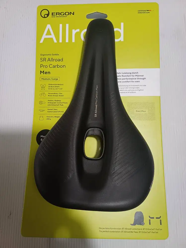 Sadel/Saddle Sepeda Ergon SR Allroad Pro Carbon Men (Size M/L)