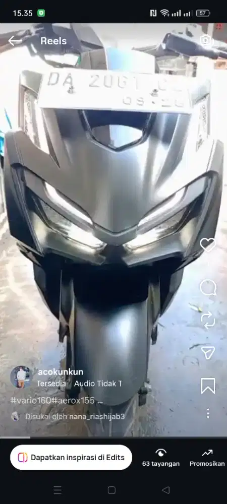 Dijual motor pribadi tangan pertama,