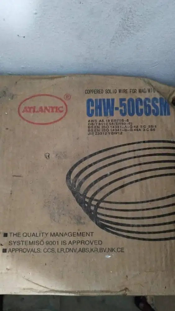 Kawat las MAG/MIG Atlantic CHW-50C6SM 1.2mm 15Kg