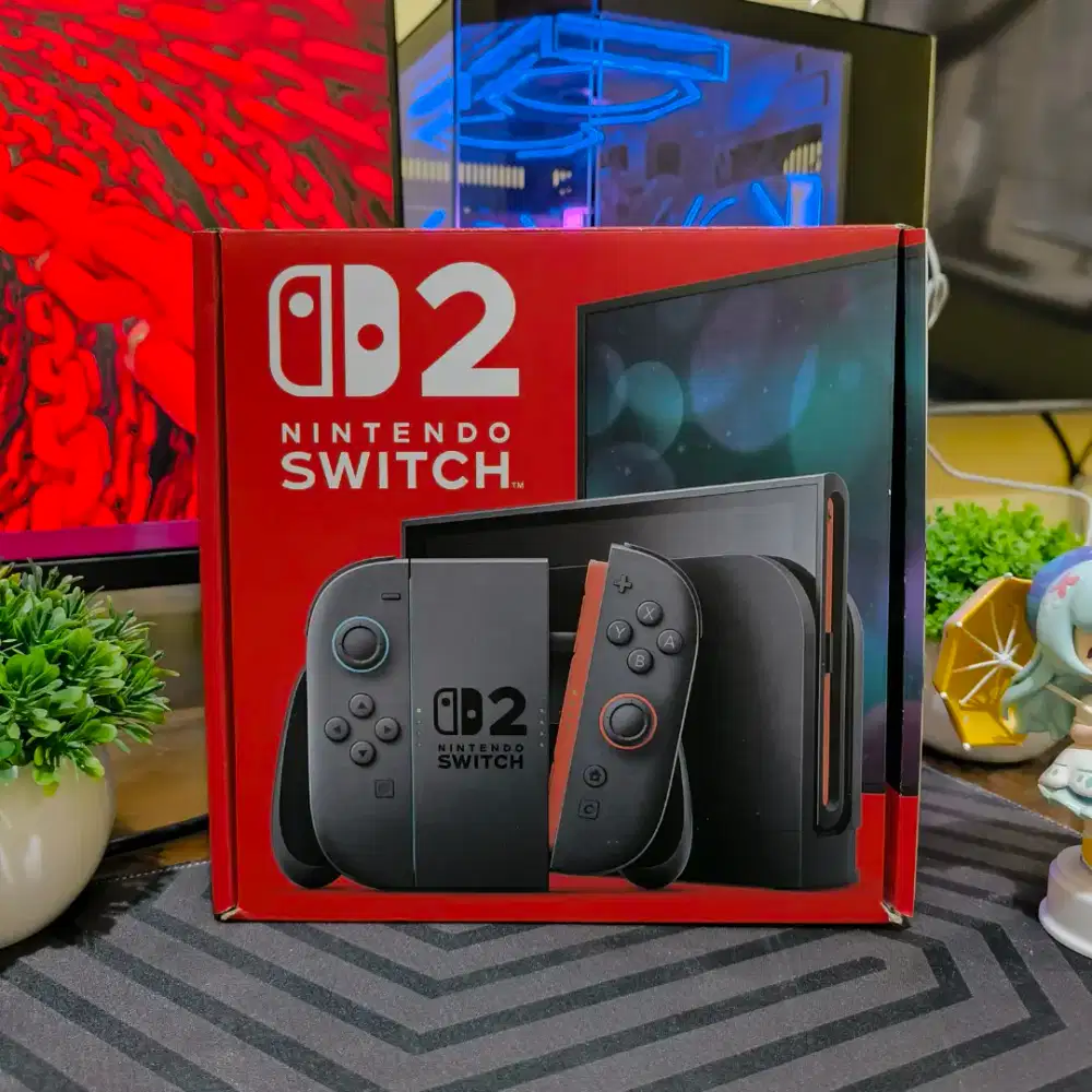 NINTENDO SWITCH 2 MULUS SEPERTI BARU FULLSET BAWAAN BLM LAMA PAKAI