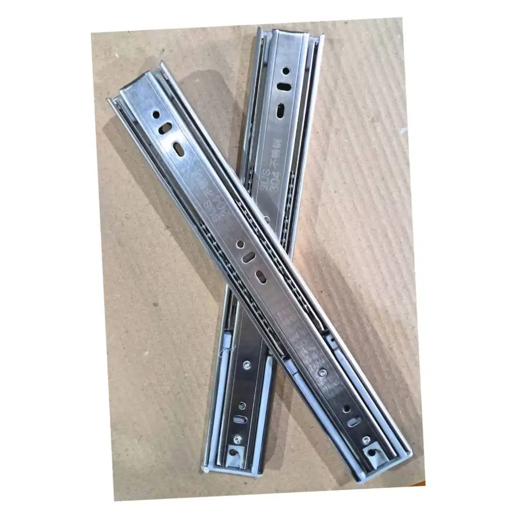 Rell Laci Double Track Stainless Steel ukuran mulai dari 30,40,45,50cm