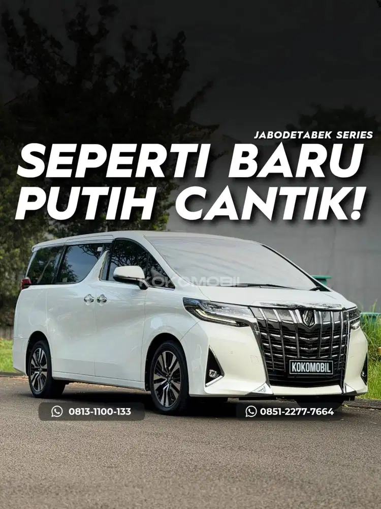 TOYOTA ALPHARD 2.5G A/T 2018