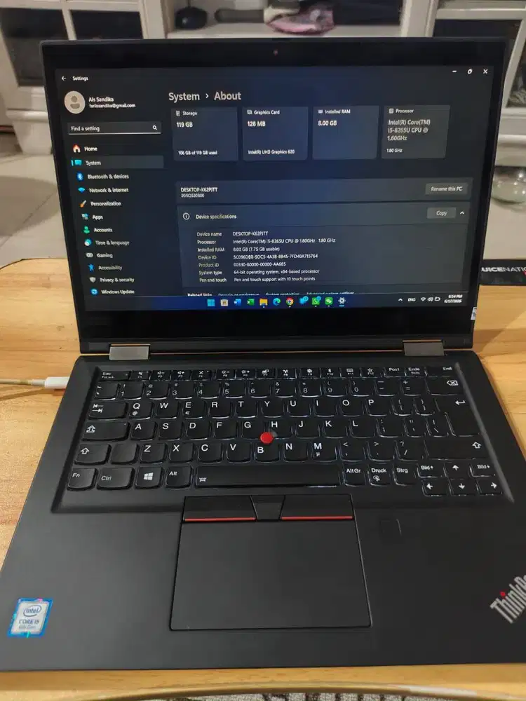 Lenovo ThinkPad X390 Yoga Core i5 Gen 8 Normal Mulus