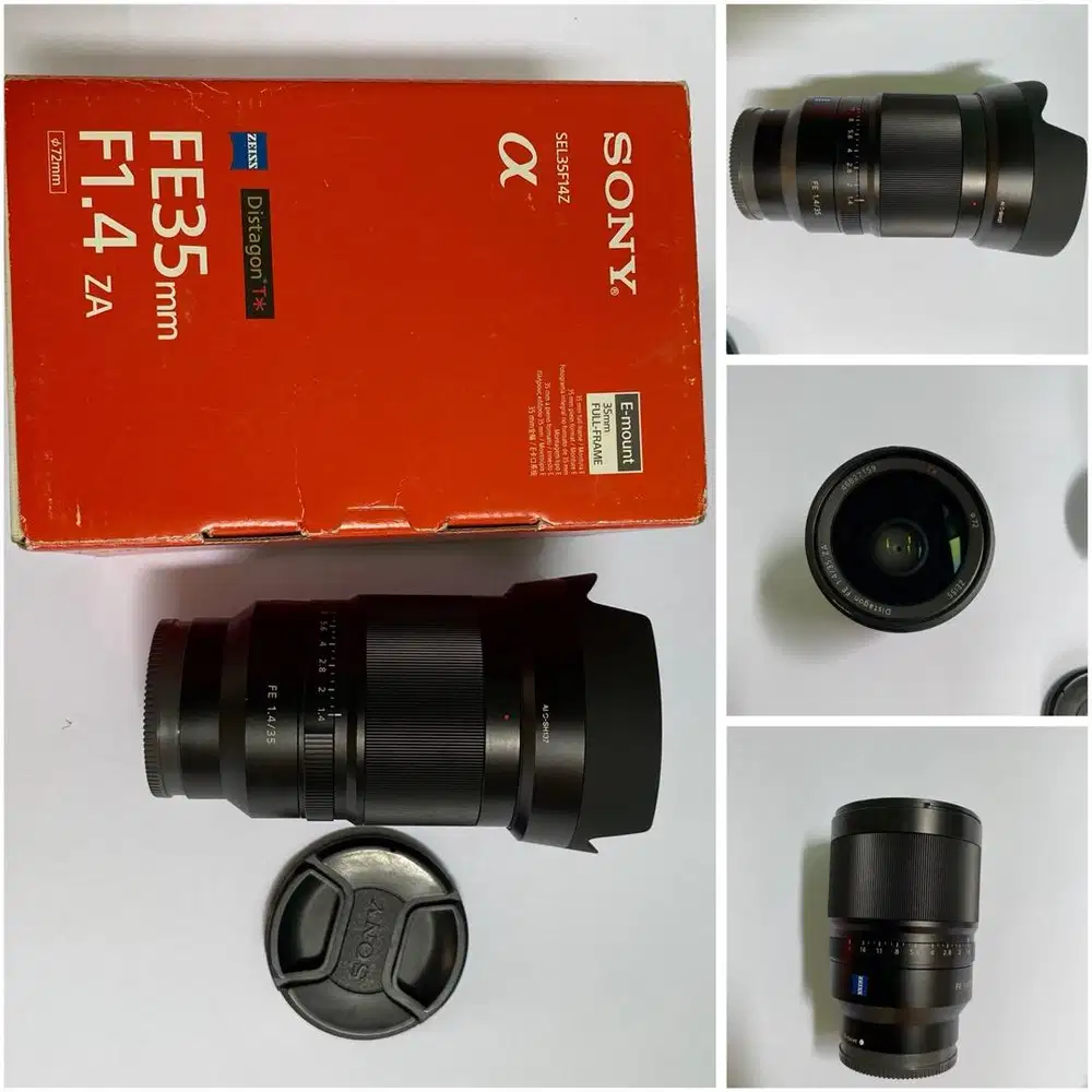 Lensa zeiss 35mm f1.4 for sony