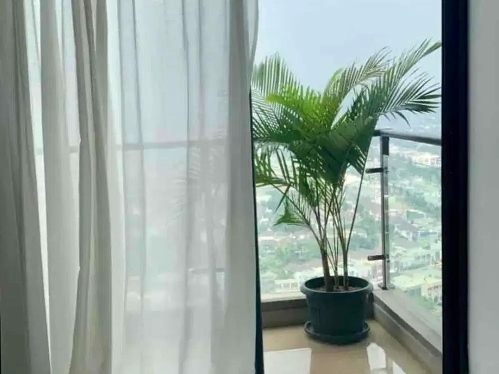 Apartemen sky house alam sutera Lantai 50 | 2br full furnished top floor city view | siap sewa