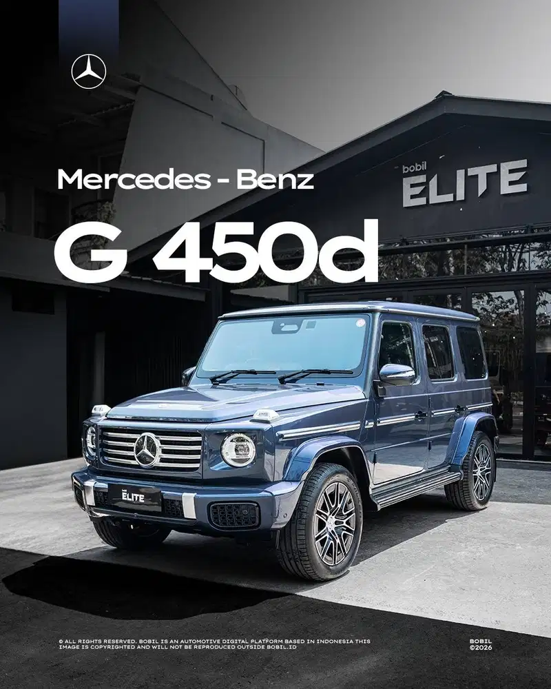 NIK 2026 Mercedes-Benz G450d AMG Manufaktur Twilight Blue Metallic