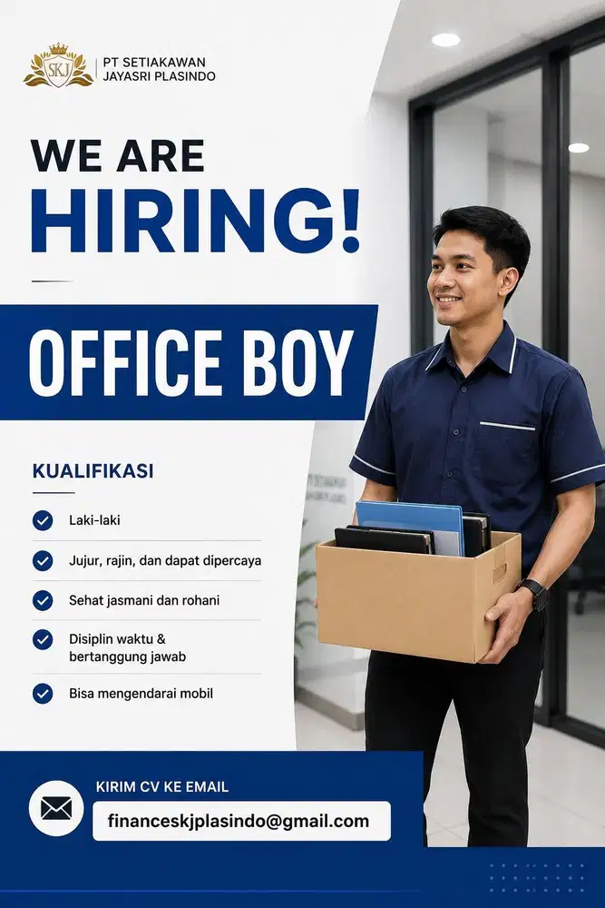 Lowongan Kerja Office Boy