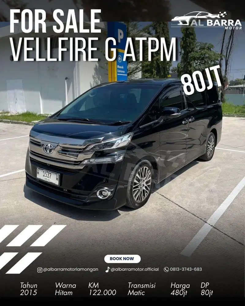 Vellfire G ATPM 2015 AUTOMATIC