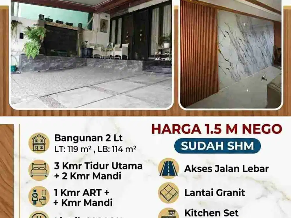 Dijual Rumah Tropikana SHM 3+1