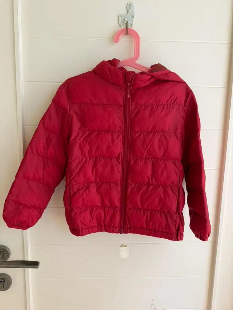 Preloved KIDS PUFFTECH Jaket Parka Washable (Warm Padded) UNIQLO