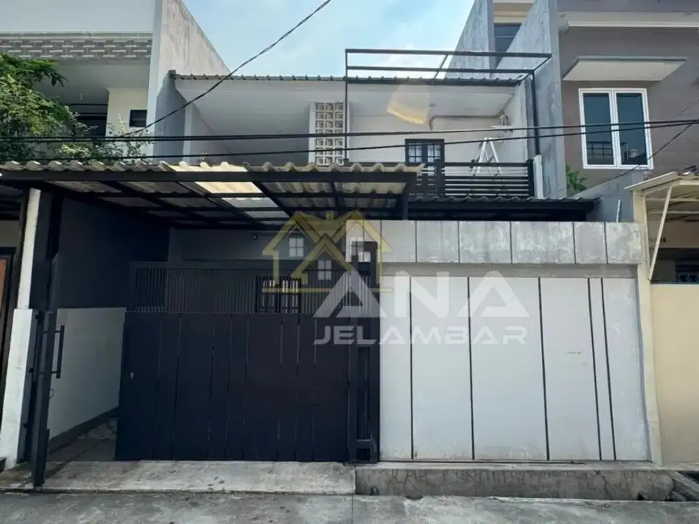 ANA DISEWAKAN RUMAH BAGUS UK 7X15M DI KOMPLEK KAVLING POLRI JELAMBAR