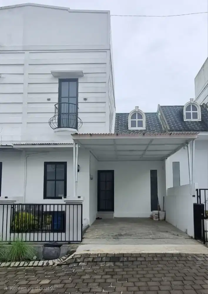 Rumah 2 lantai full perabot di Rich Village Jember
