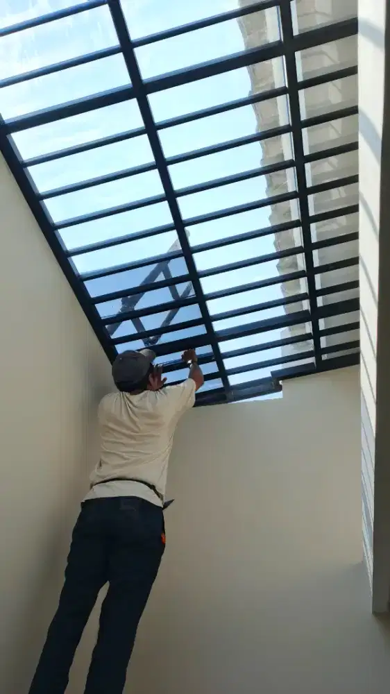 Kaca Film unt kanopi kaca maupun solar flat. Unt meredam panas silau