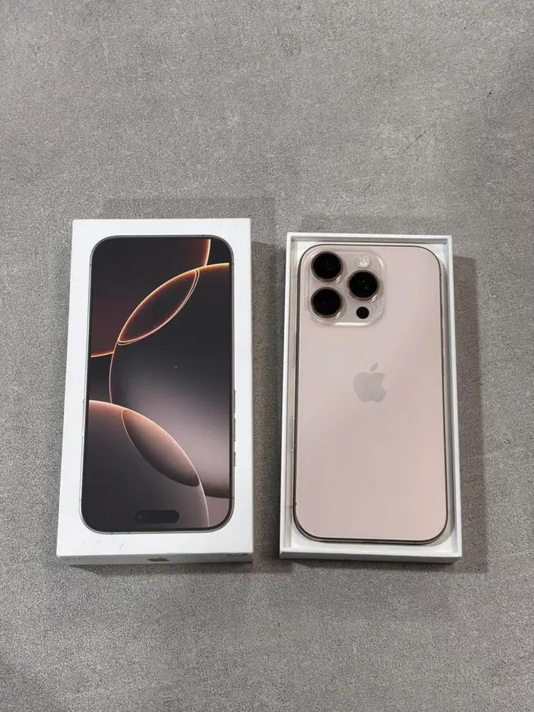 iPhone 16 Pro 256 Gb iBox Desert Titanium Garansi Oktober 2026
