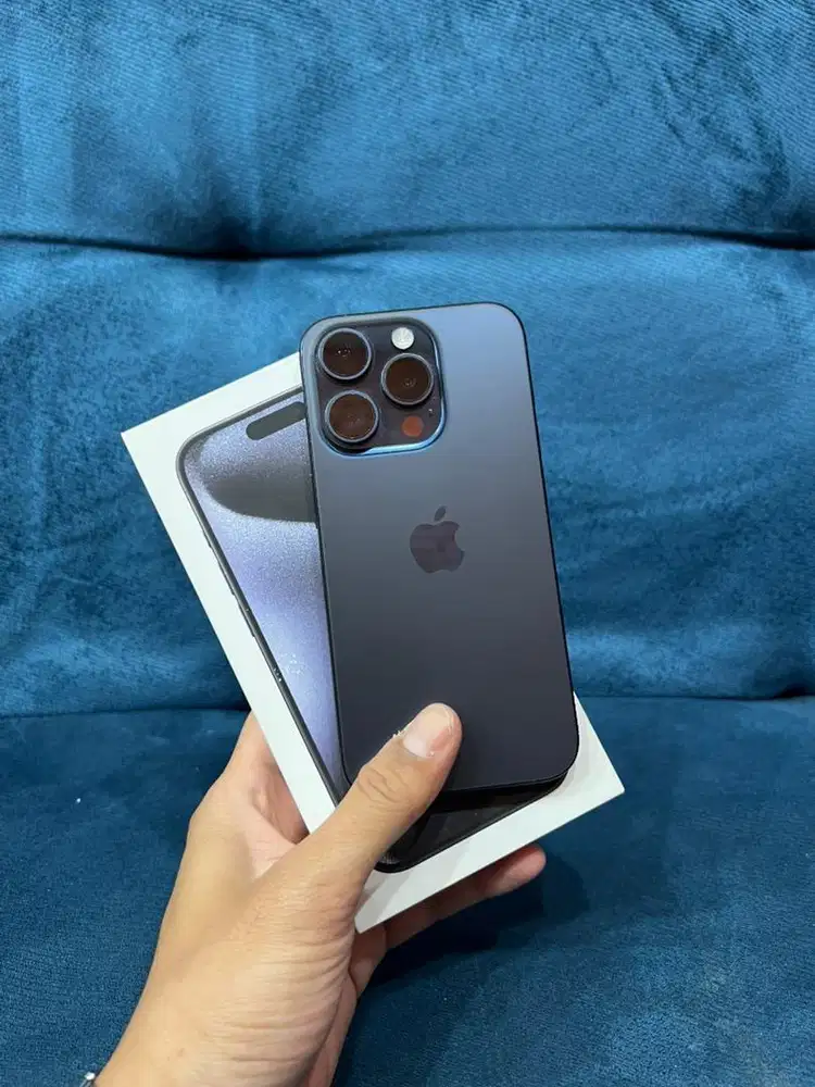 iphone 15 pro 256 blue second