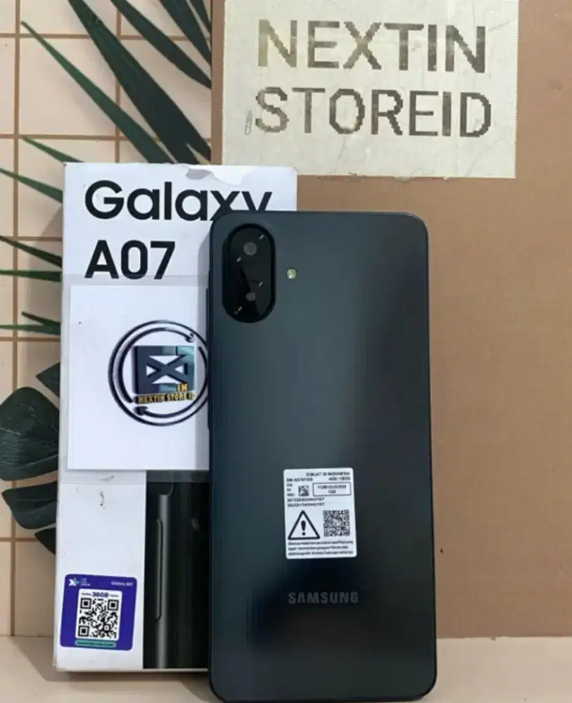 Samsung A07 black bekas