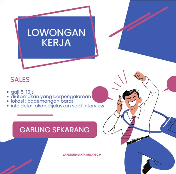 lowongan kerja sales