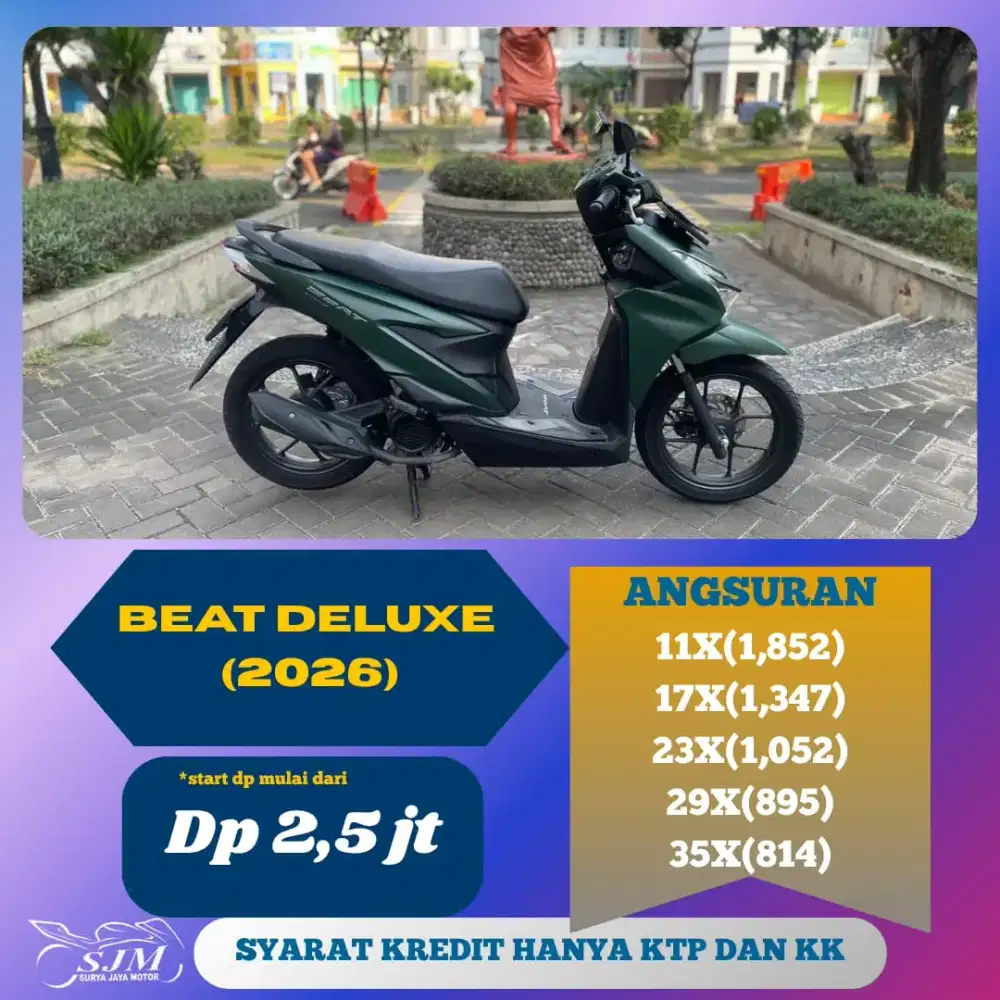 HONDA BEAT DELUXE 2026 CASH & KREDIT
