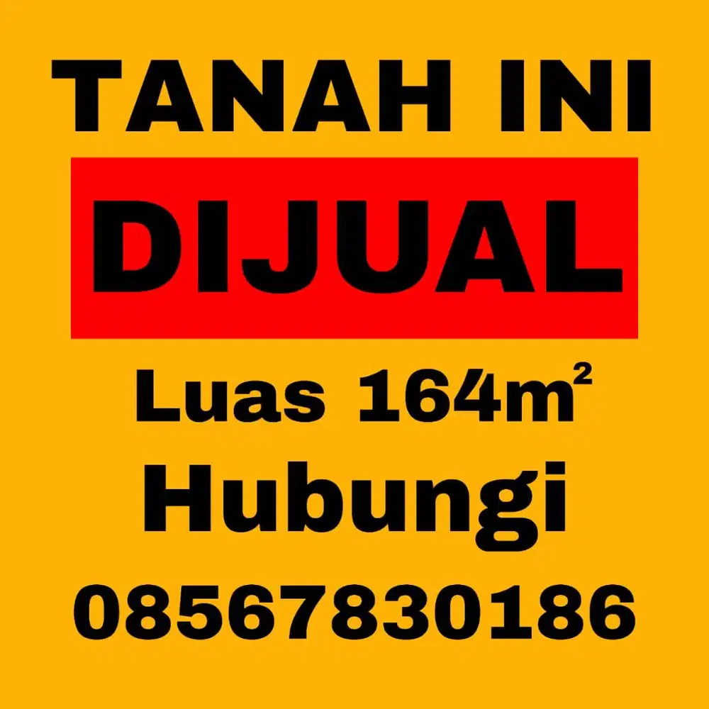 TANAH LUAS 164M