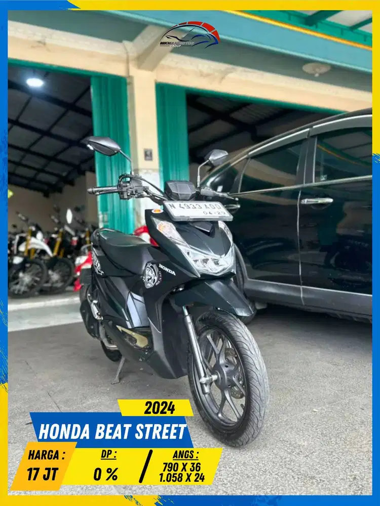 HONDA BEAT STREET 2024 TERMURAH SE MALANG BOSS HIKMAH MOTOR KEPUH
