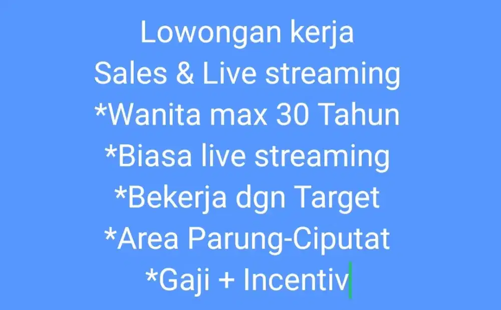 Sales Toko Retail