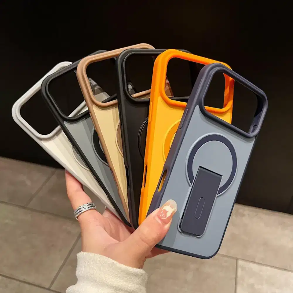 CASE STANDING MAGSAFE IPHONE 17 16 15 14 PRO PROMAX | @CAVALLOACC